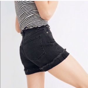 Madewell 10” High Rise Button Fly Shorts